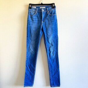 LEVIS 721 HIGH RISE SKINNY WOMEN'S JEANS‎ BLUE WOMENS SIZE 26 W26 L30 PANTS
